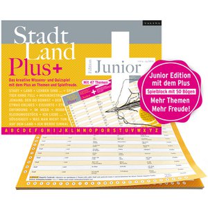 Stadt Land Plus Junior - Spielblock / VE 6