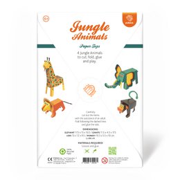 Jungle Dyr Papirlegetøj