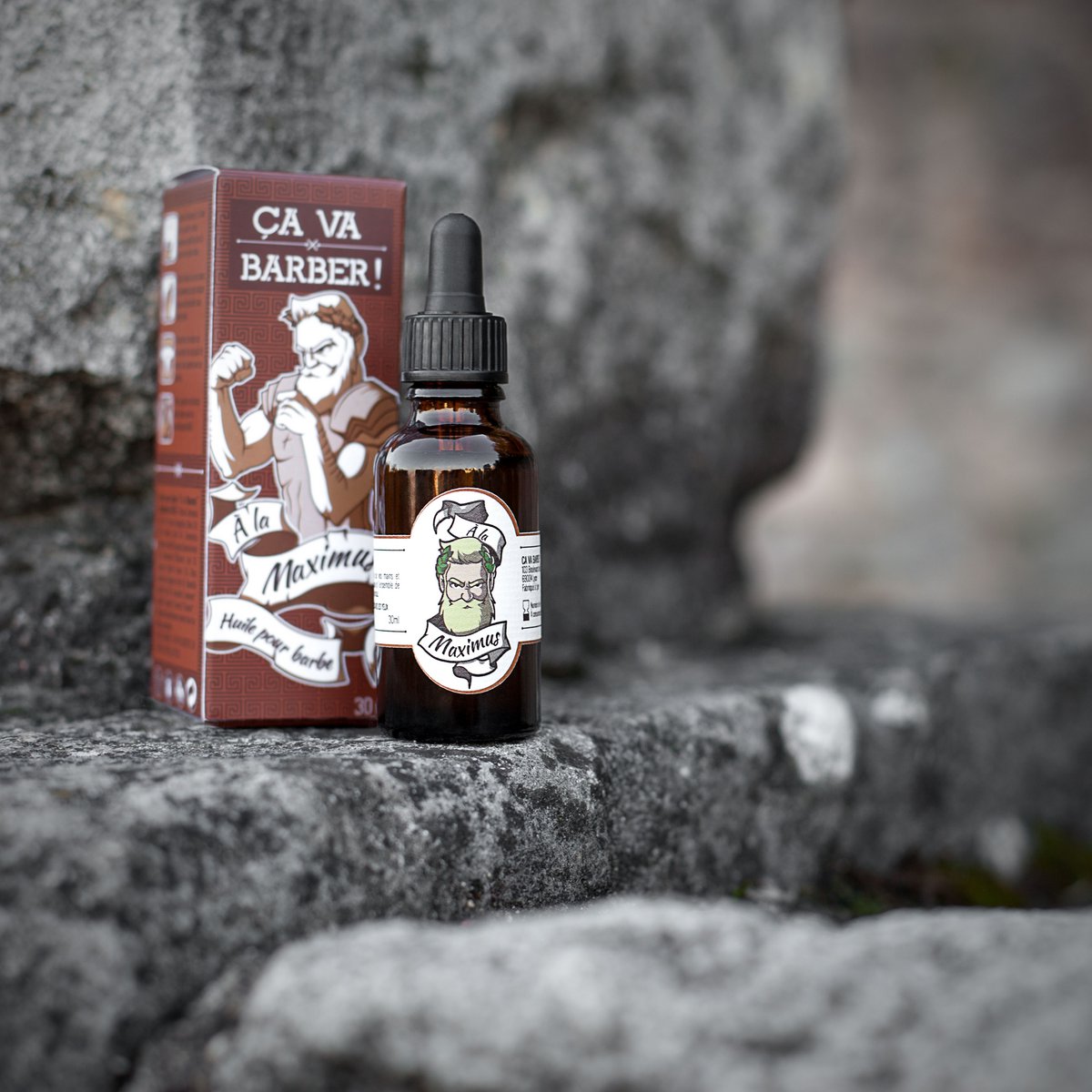 Huile pour barbe bio "à la Maximus" - 30 ml
