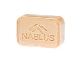 Nablus Soap Savon à l'huile d'olive biologique Rose de Damas, 100g