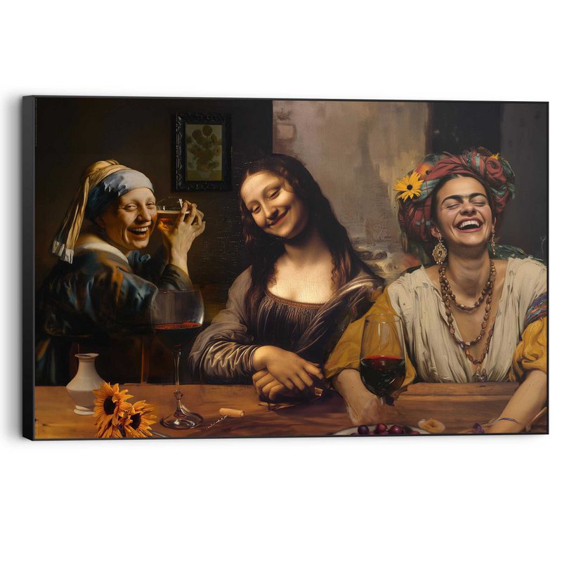 Schilderij  Meidenavond 60x90