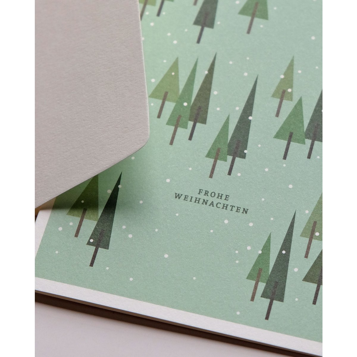 Forêt de cartes de Noël