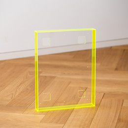 Fluoreszierender Acrylglasrahmen - Leinwandrahmen - Schattenfugenrahmen - Pop Art Rahmen