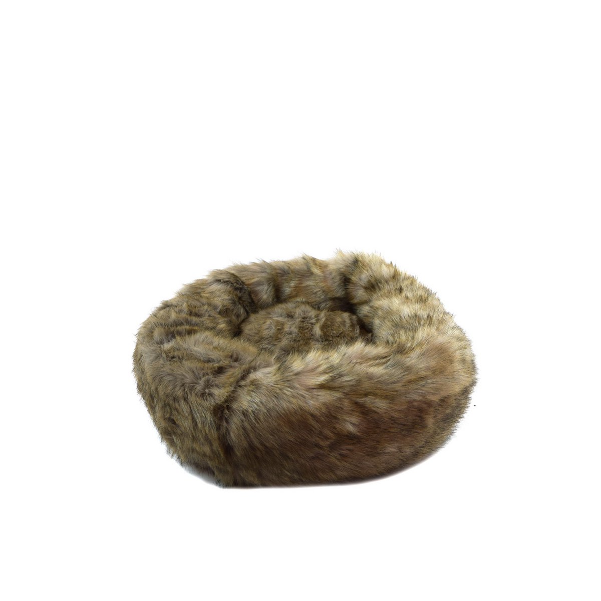 Lit pour Chien Fausse Fourrure Sable 60x20