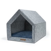 Pethome Perfektes Haus für einen Hund und eine Katze - hellgrau/recycelt