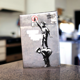 Banksy's Graffiti Fridge Magnet - Graffiti is a Crime