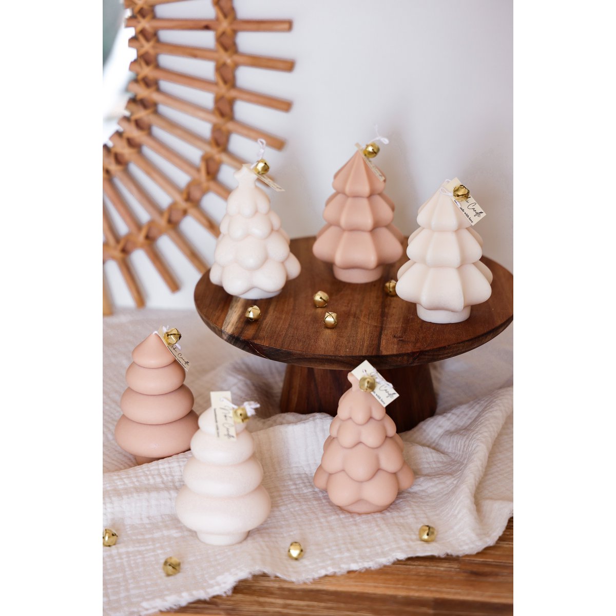 Weihnachtsbaum Kerze rund