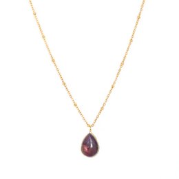 gold necklace sapphire