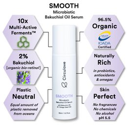 Glatt | Biome regenerierende Bakuchiol -Öl -Serum
