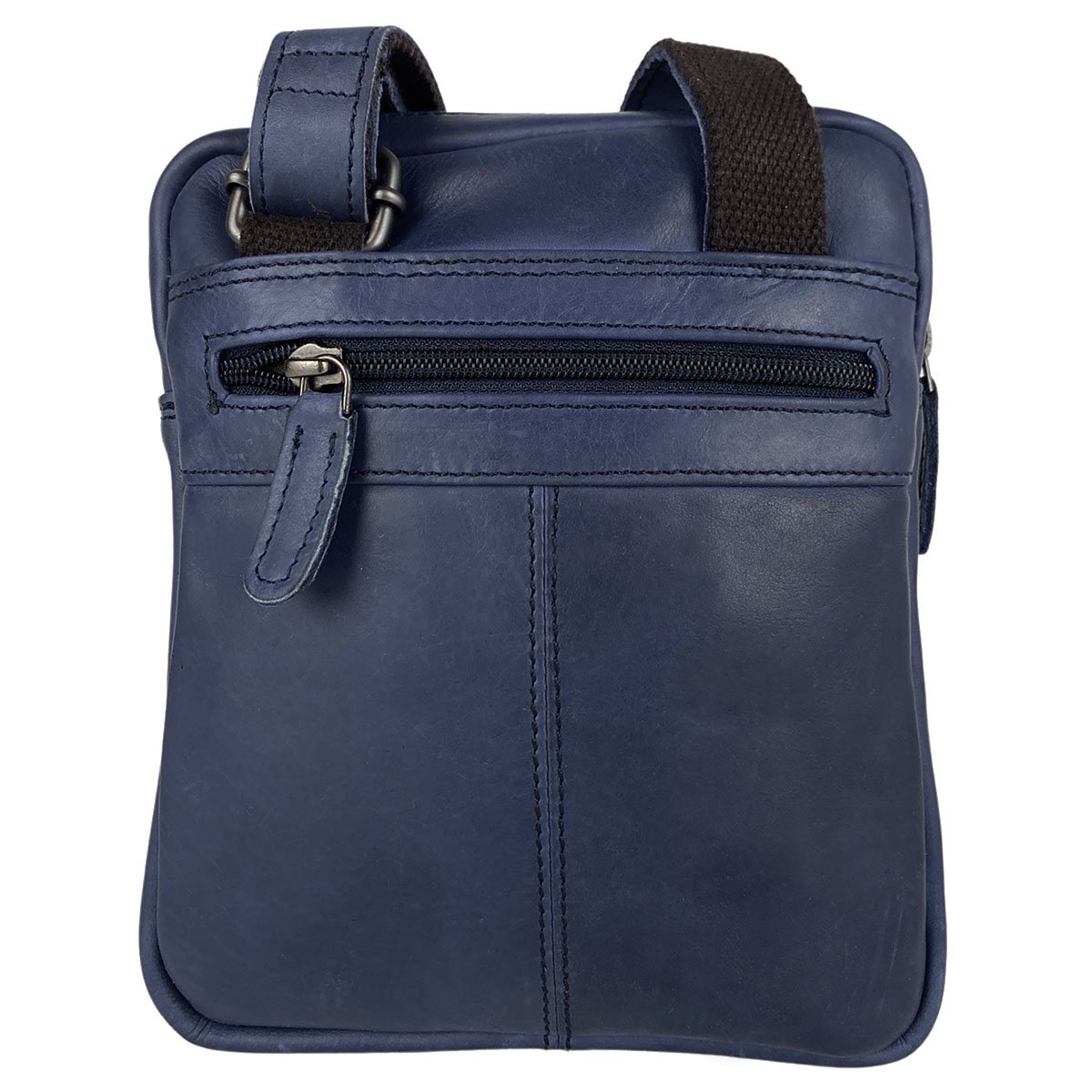 Skuldertaske eller Crossbody-taske i 6 farver glat læder med justerbar skulderrem