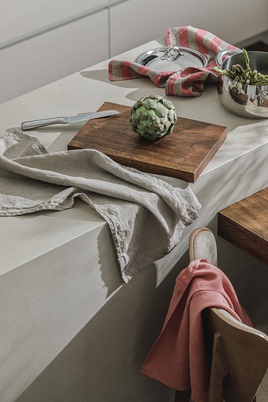 Paño de cocina (paños de cocina) / Natural, 100% lino