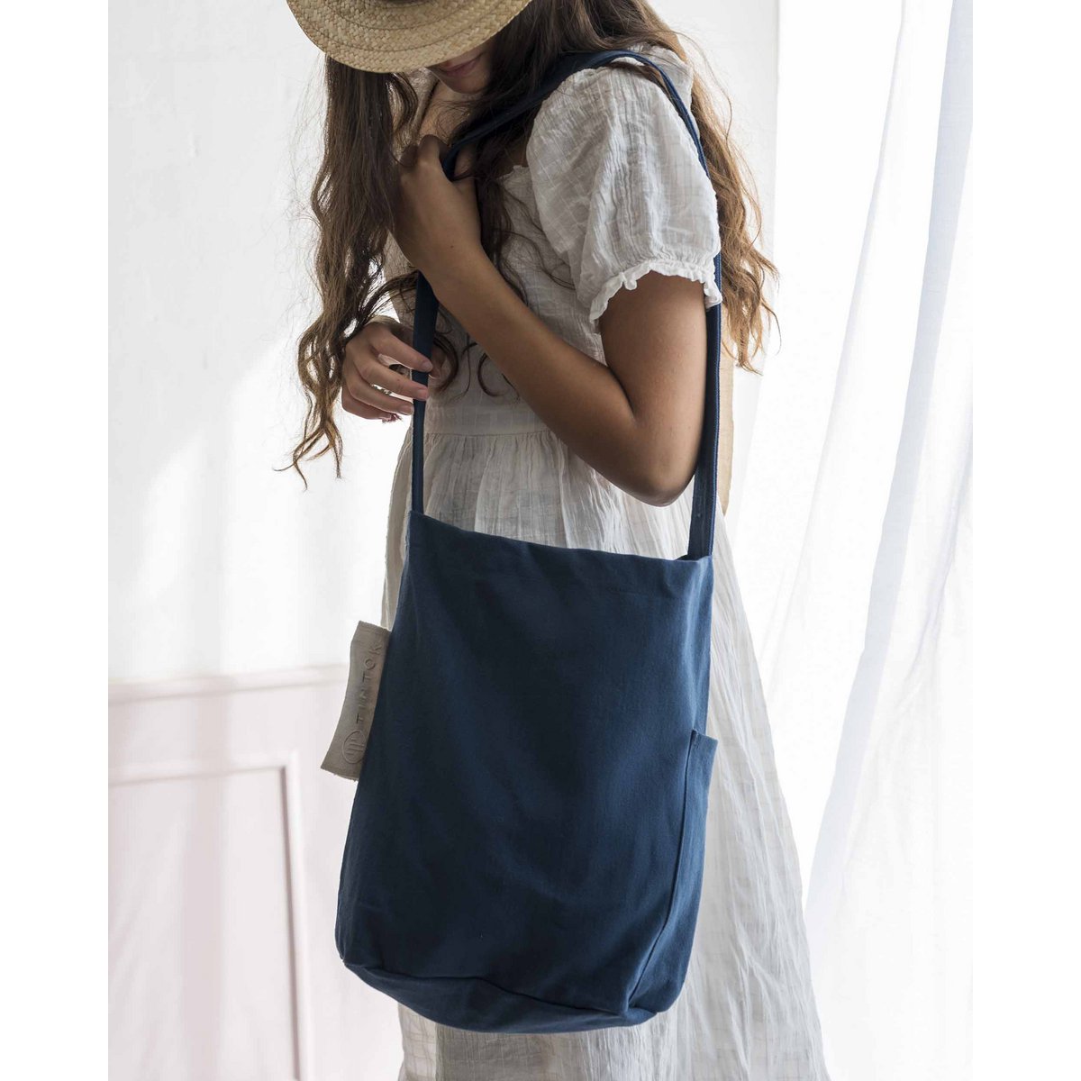 Bolsa de lona de Mira - denim oscuro