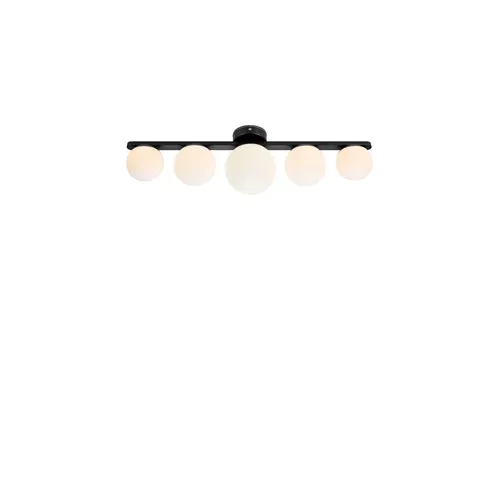 PURO Ceiling/Wall 5L Black/Opal IP44