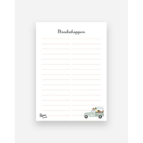 Liste de courses Happy Camper