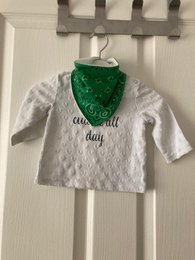 Savltørklæde Paisley Green