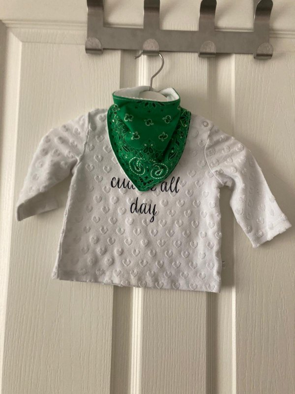 Drool scarf Paisley Green