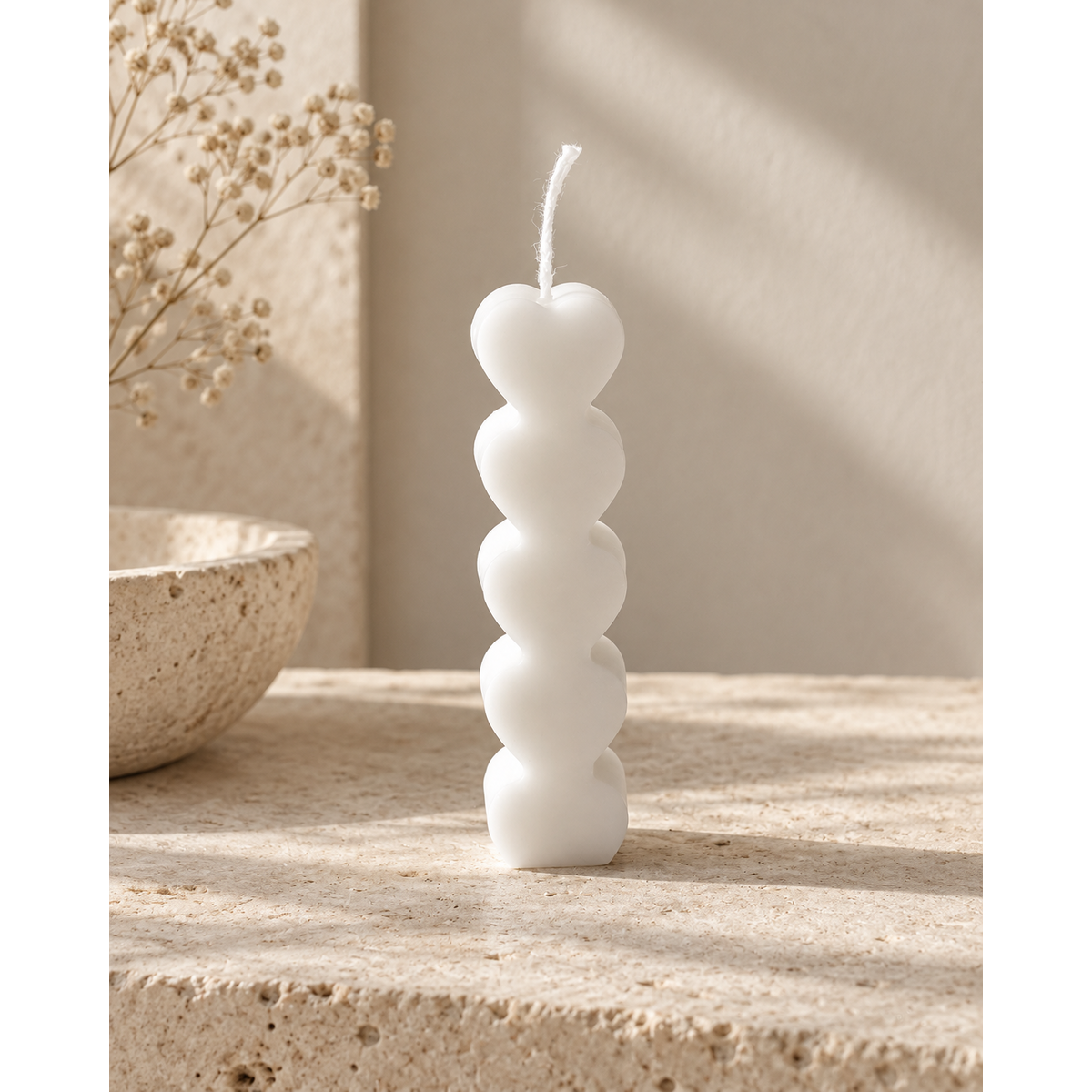 Love stack candle | rapeseed wax