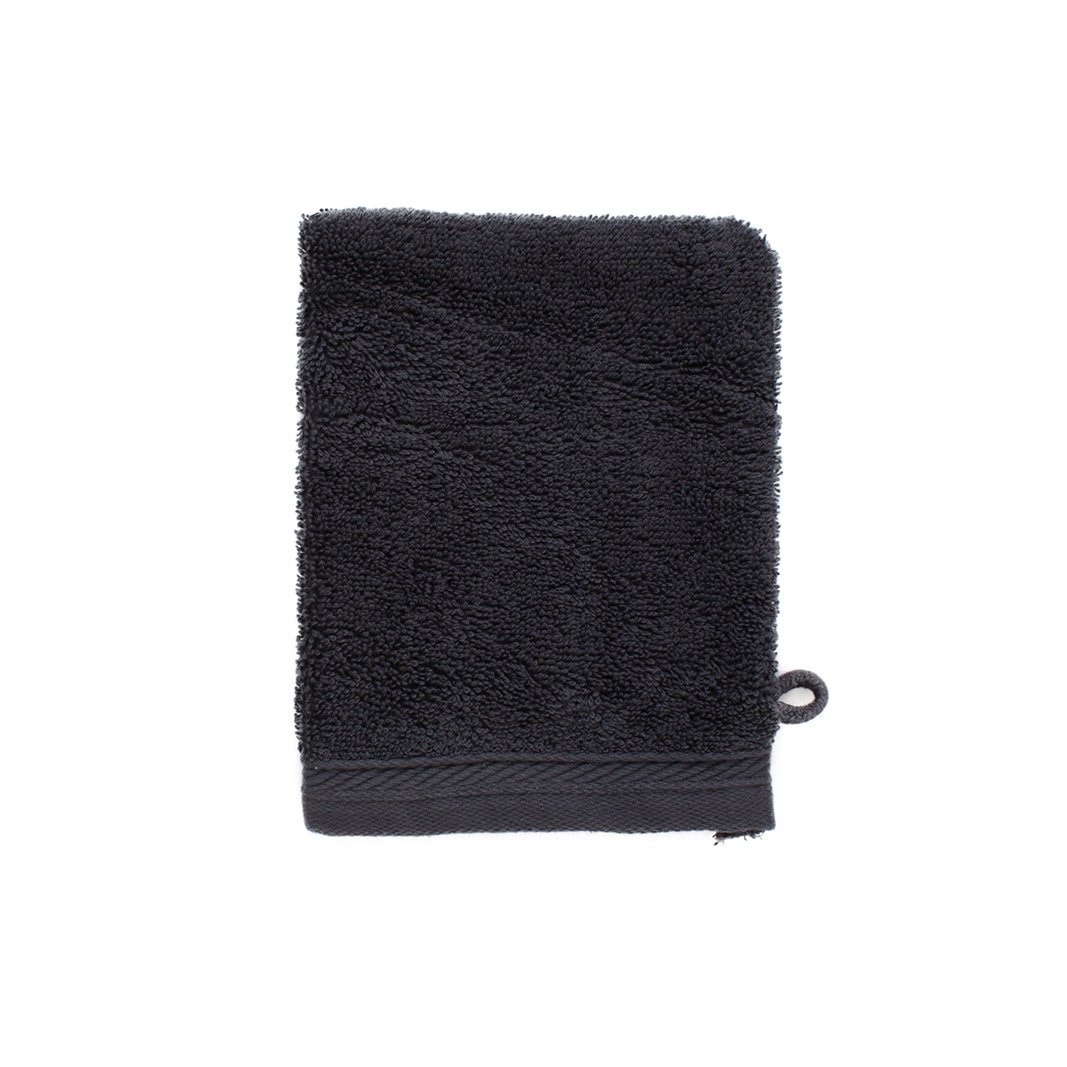 Organic 100% cotton Washcloth 16x21 cm, Anthracite