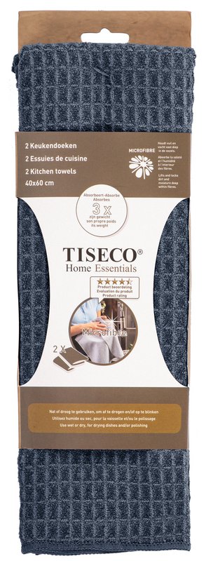 Torchon ESSENTIEL - SET/2 - microfibre - 40x60 cm