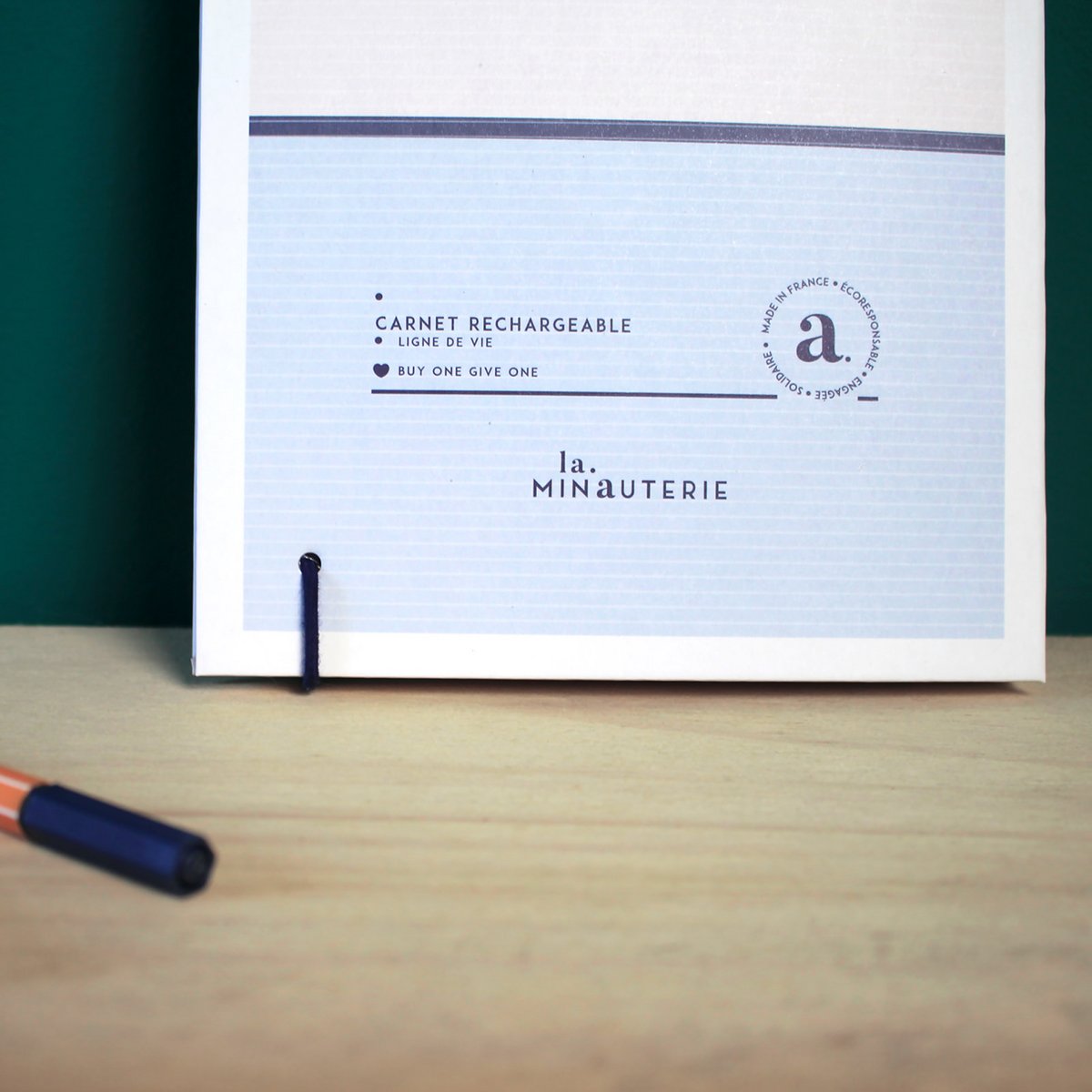 Bullet-journal rechargeable "L'Organisé" - Feuillets à points
