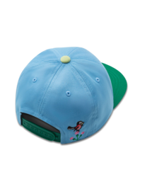 koaa – The Little Mole „Spring” – Snapback niebiesko-zielony