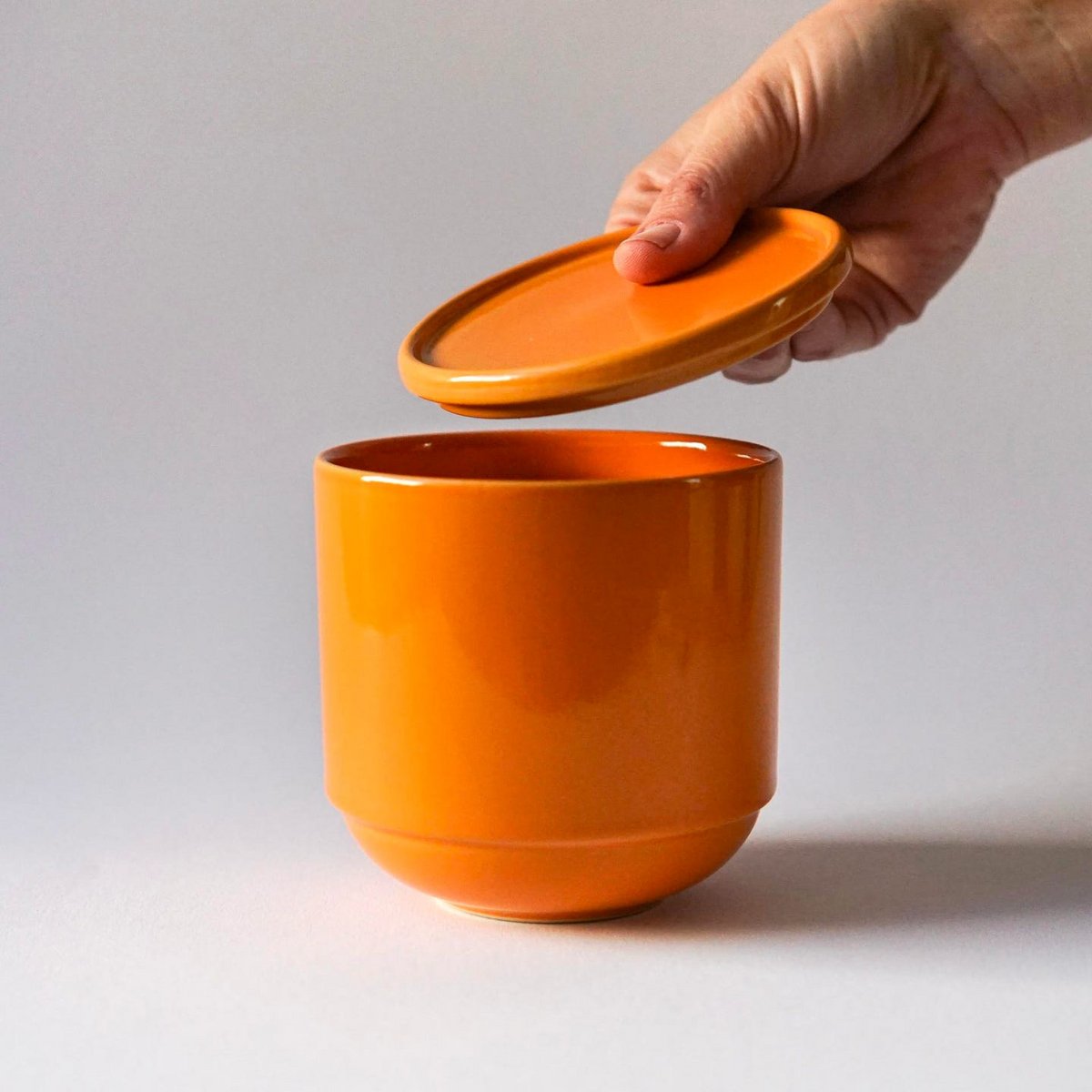 Bowl with lid MoxBowl Mathilde - deep orange - 500ml
