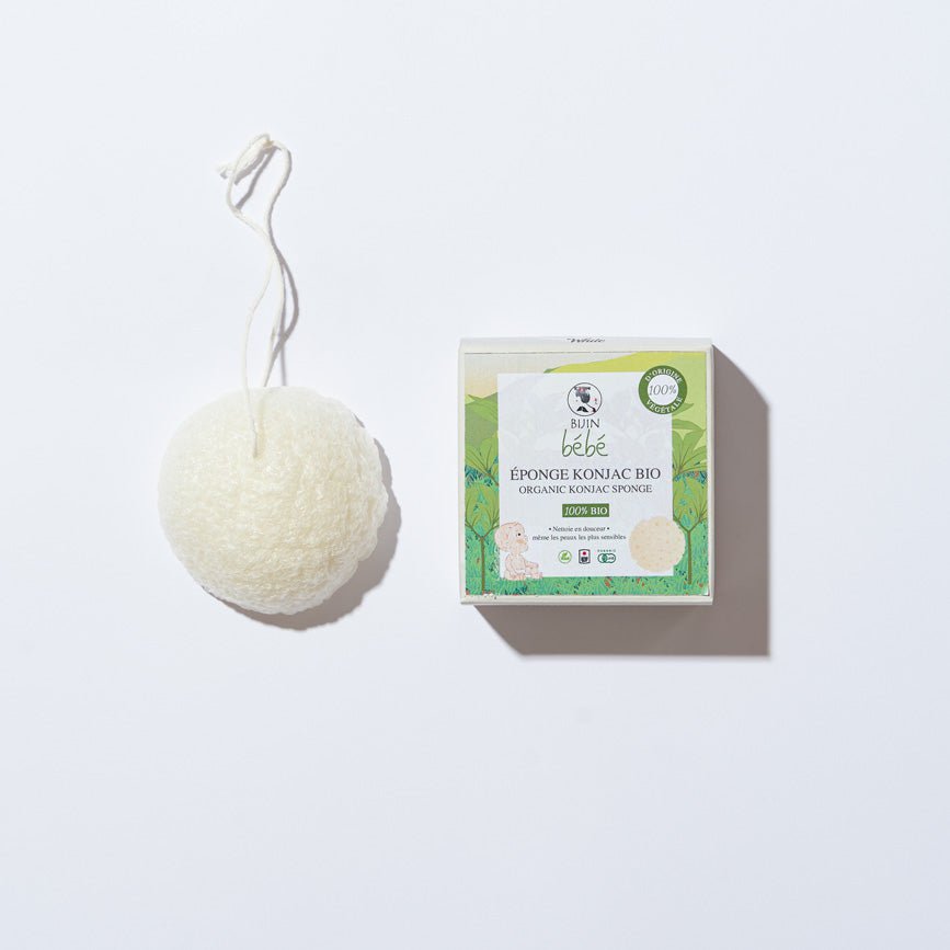 Spugna detergente Konjac biologica per neonati