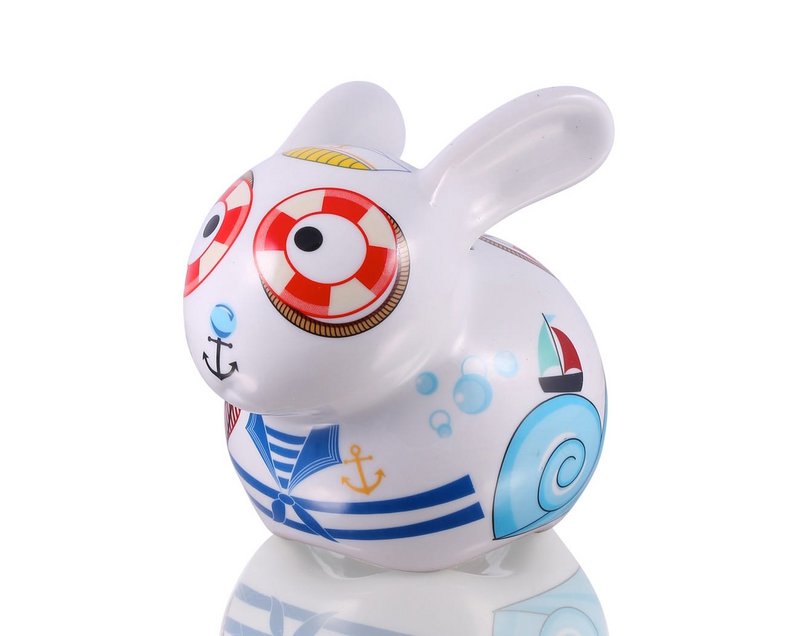 Big Money Bank, sparegris, porcelæn, Rabbit Sailor