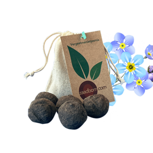 5 Seed bombs in a bag: Forget-me-not mix