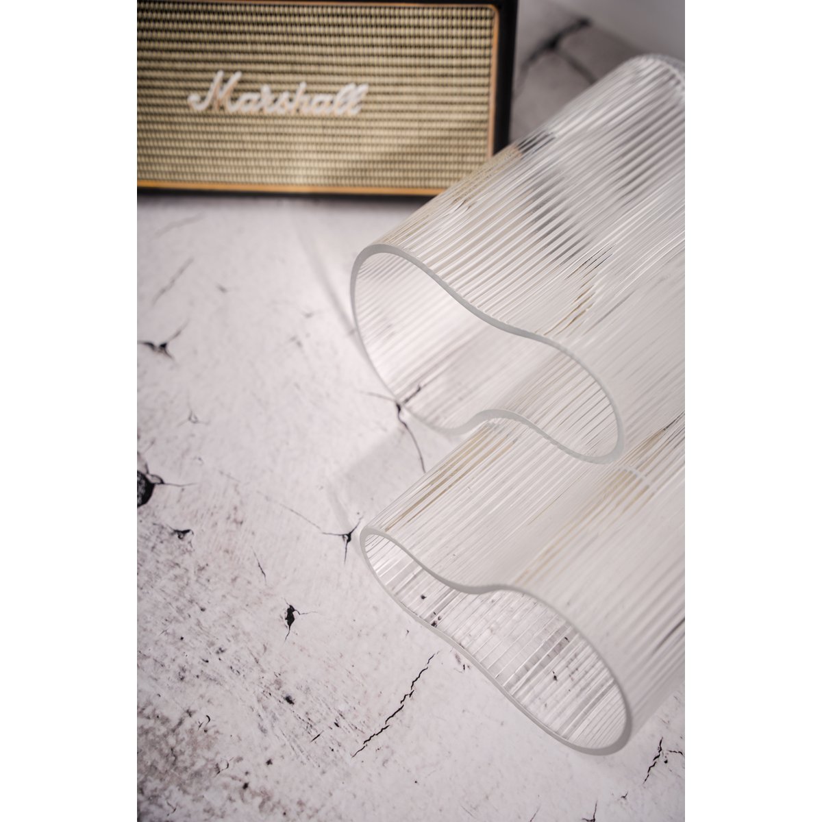 MIST SERIES TALL CLEAR VASE