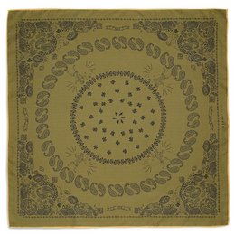 BANDANA Silketørklæde 65cm Avocado