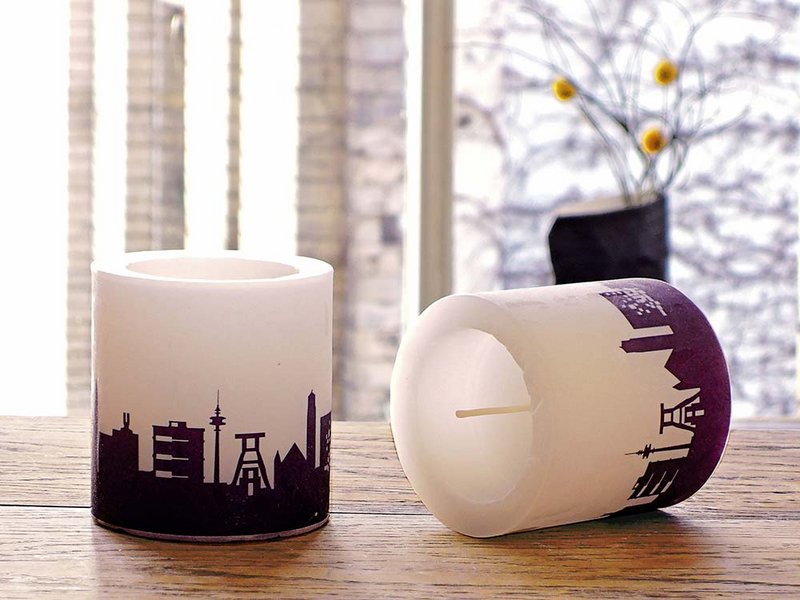 Ruhrpott candle. Lantern design
