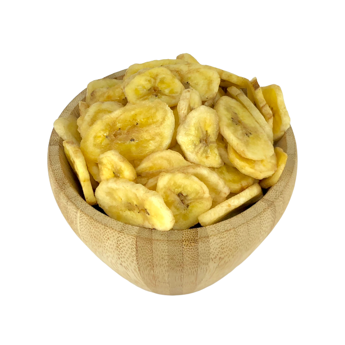 Bulk økologiske bananchips