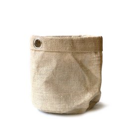 SIZO Jute Bag natural with metal ring with waterproof biodegradable liner