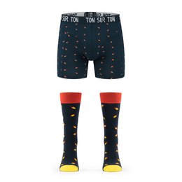 Spaceman - Matchende sokker og boxershorts