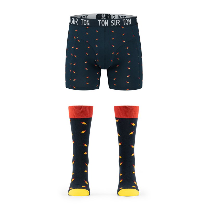 Spaceman - Chaussettes et Boxer assortis