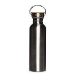 Drikkeflaske i rustfrit stål lækagesikker bambushætte STÅL 750 ml