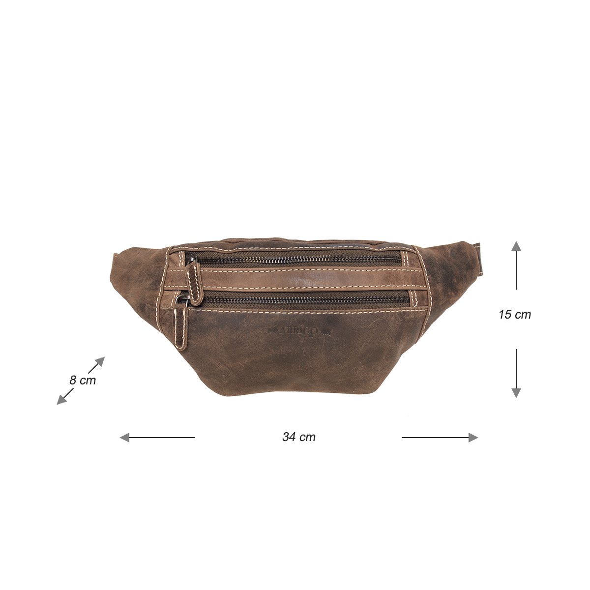 3 Colors Leather Crossbody Fanny Pack - Pouch For Women And Men