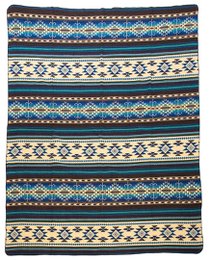 Ecuadorian alpaca blanket | native blanket | Cotopaxi Blue