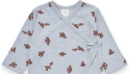 Pyjama 1 stuk. - Interlock slubgaren blauw