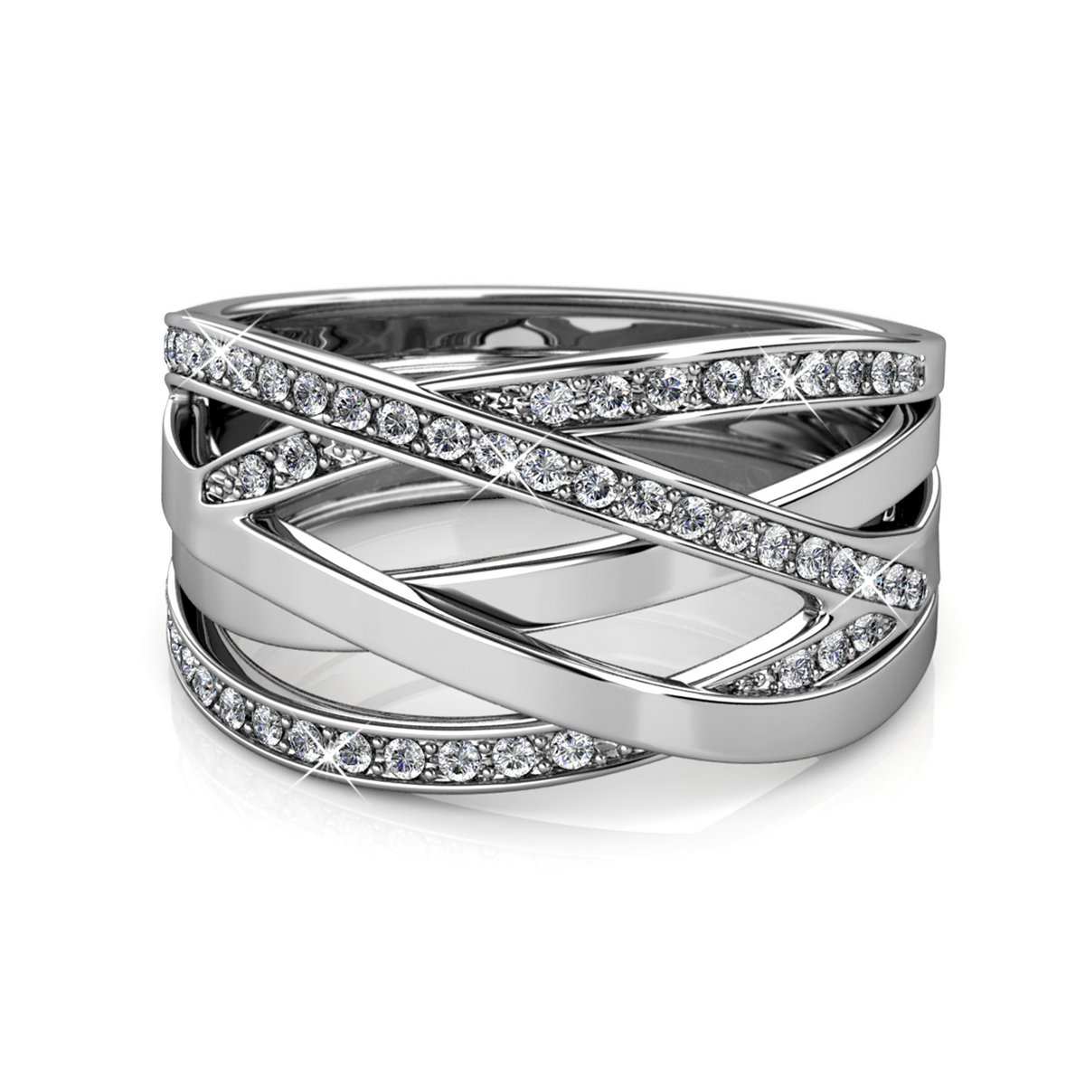 Pack Descubrimiento 5 Anillos Color Plata