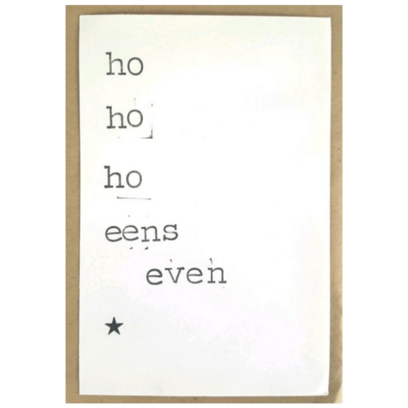 Ho ho ho for a second