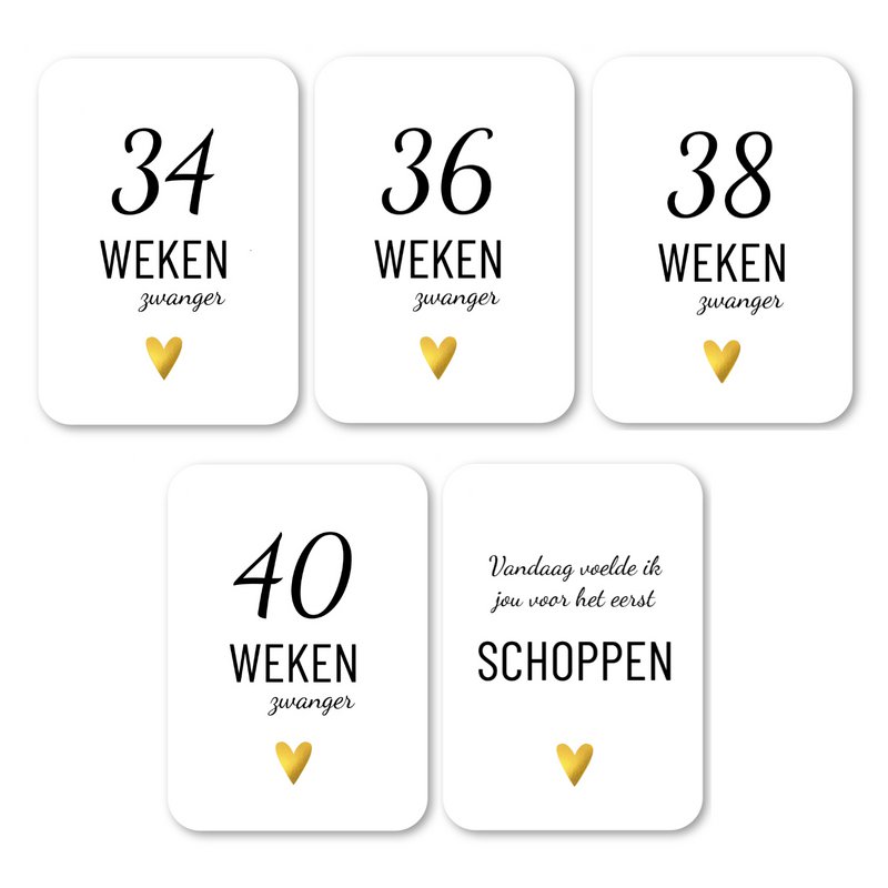 Milestone Cards - Pregnant