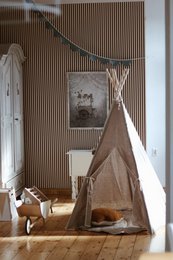 Tipi- und Mattenset „Natural Linen“