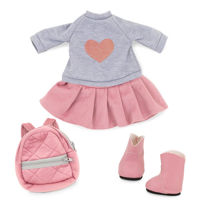 Plush toy, Lucky Doggy, Clothing set: Urban Style