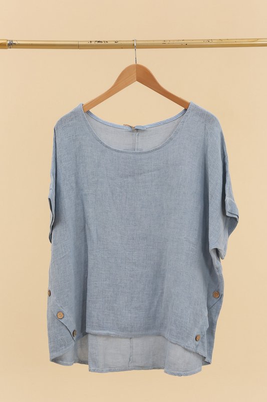 Blusa in lino RIF. 4649