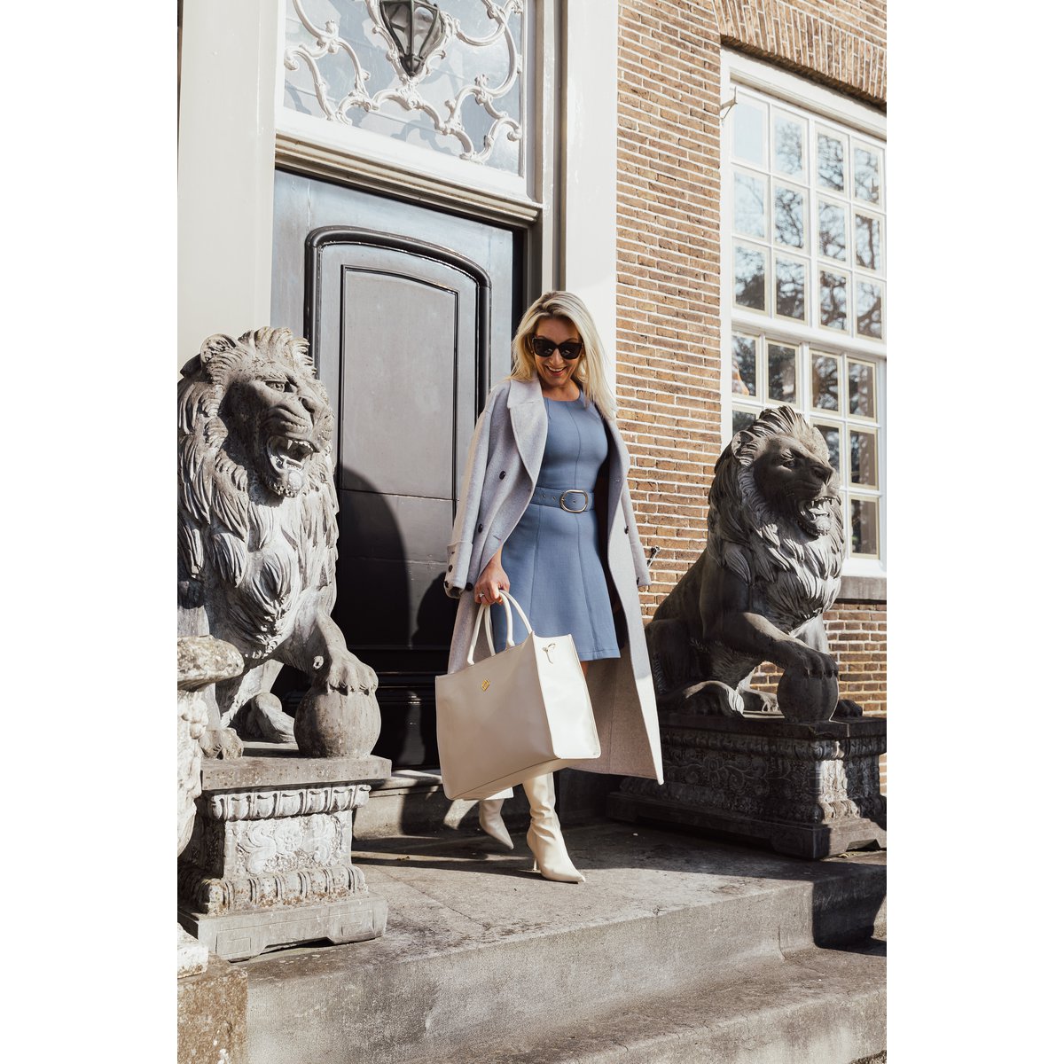 Shopper Urban Apple Leather Off White
