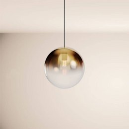 s.luce Orb sfera di vetro lampada da galleria 500cm sospensione nero