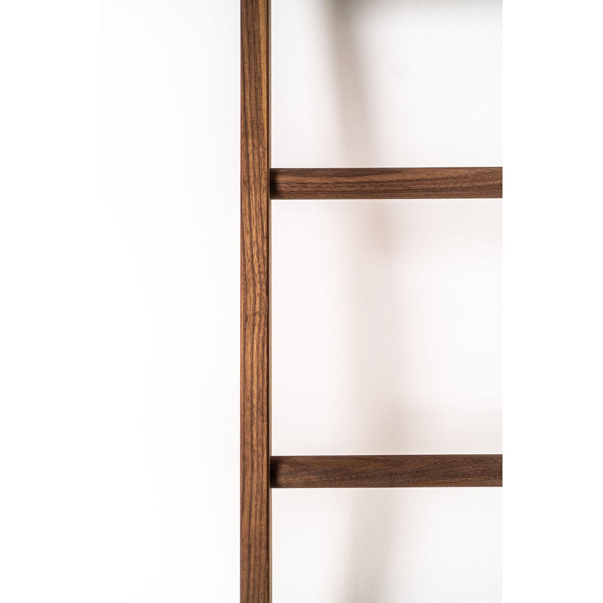Clothes ladder, towel rack made of solid walnut