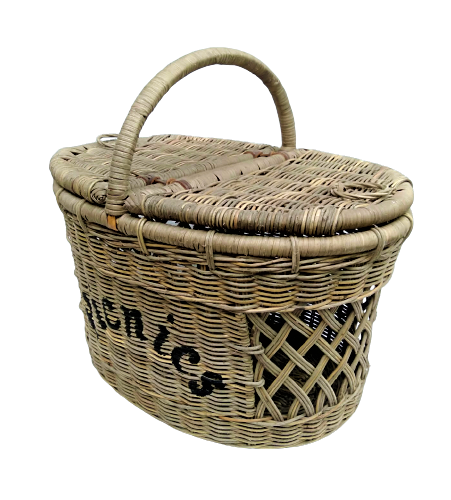 Picnic storage basket ' Picnics '